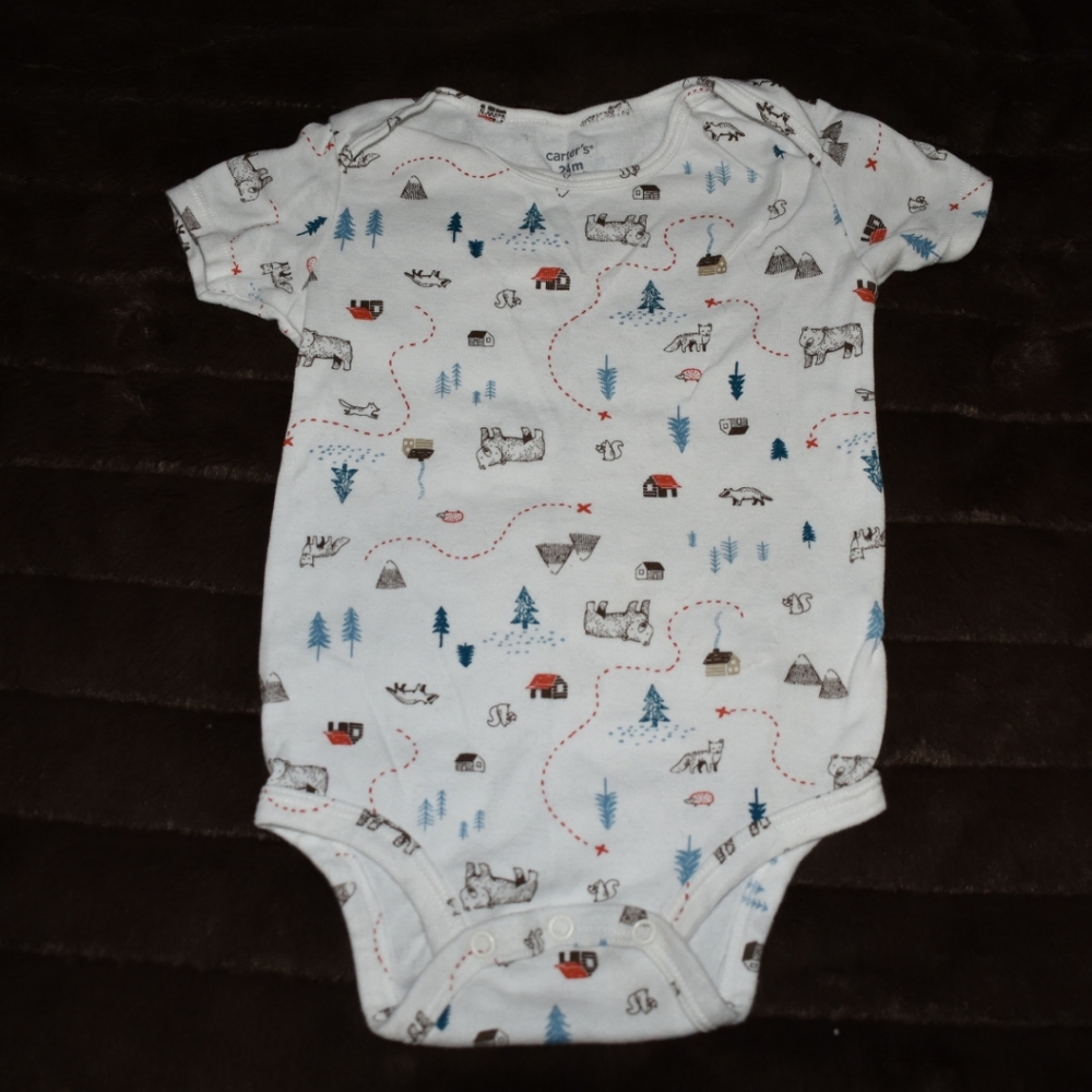 White Carter's Onsie